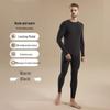 Muqingqing Men's Autumn/Winter Ultra-Thin Seamless Thermal Underwear Set