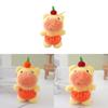 Capybara Persimmon Plush Keychain Animal Stuffed Doll Toy Decoration Gift Kids