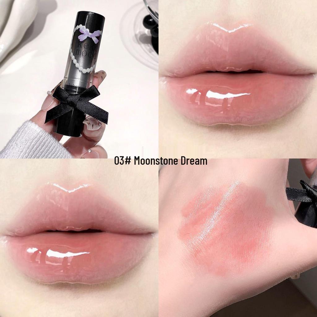 KEKEMOOD Velvet Gloss Lipstick - Honey Moist, Bare-Finish, Student-Friendly