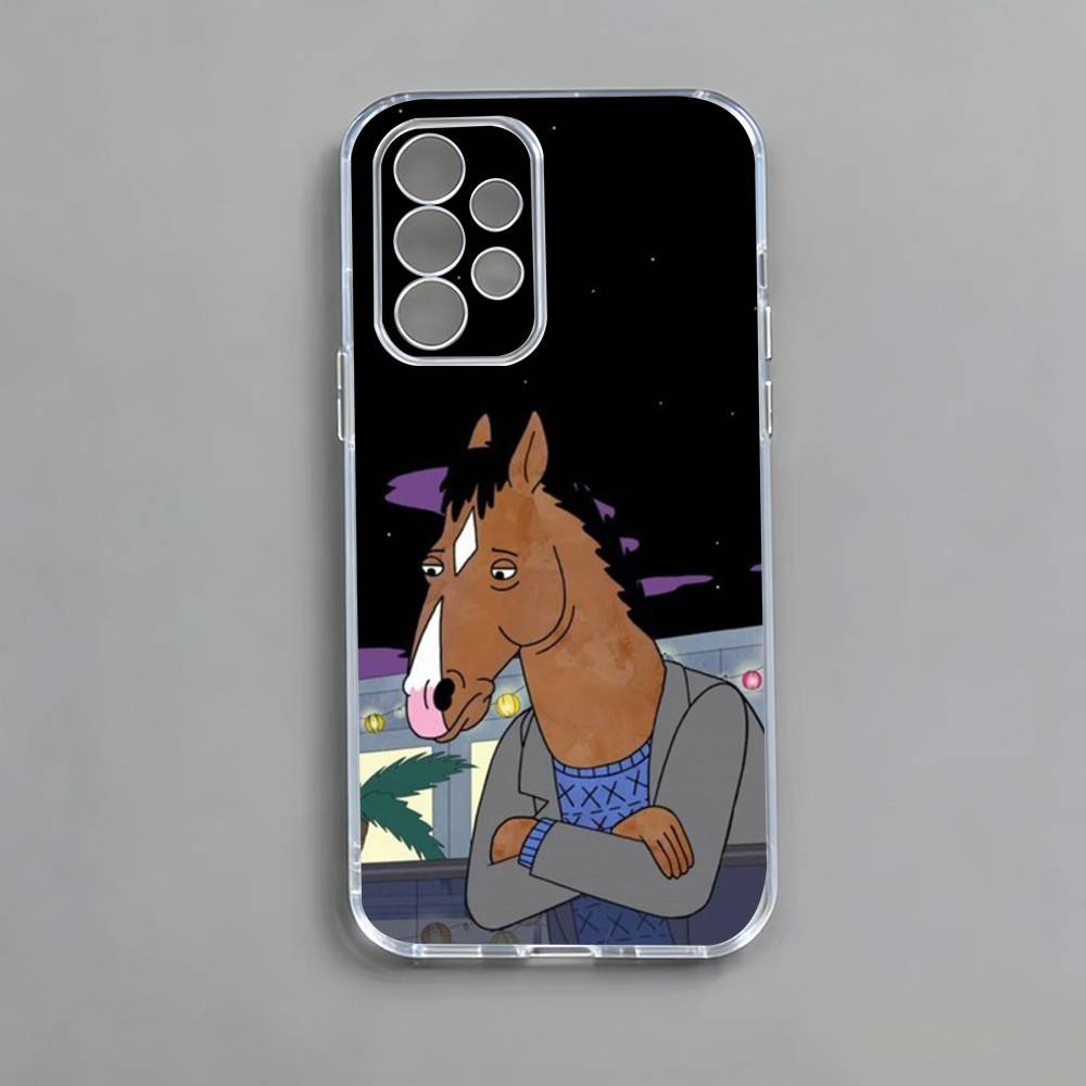 B-Bo-Jack-Horse-man   Phone Case For Samsung S25,S24,S21,S22,S23,S30,Ultra,S20,Plus,Fe,Note,10,9,5G Transparent Cover
