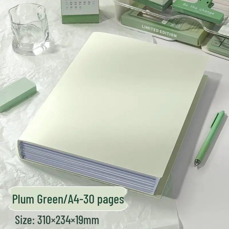 Landscaping Sticker & Photo Album A5 Loose-Leaf, Polaroid & Postcard Card Holder, A4 Single Grid Large