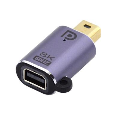 Xiwai 8K Mini DisplayPort Male To Mini DP Female 60hz Adapter for UHD 4K 144hz Ultra HD Laptop PC Monitor Video 1.4 76804320