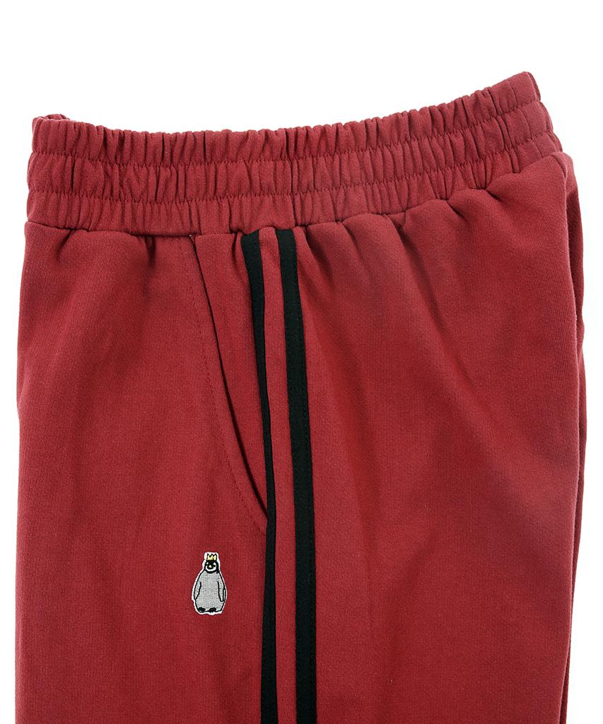 GAKKAI UNIONS Wide Sweatpants Burgundy