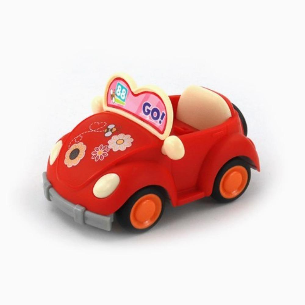 

Childrens Toy Mini Forest Family Car Cartoon Dollhouse Model Set Miniature Furniture Motorcycle Red Car