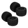 4pcs RC Monster Truck Tires Black Rubber Plastic 12mm Hex RC Accessories for Redcat for HPI for HSP for 1/10