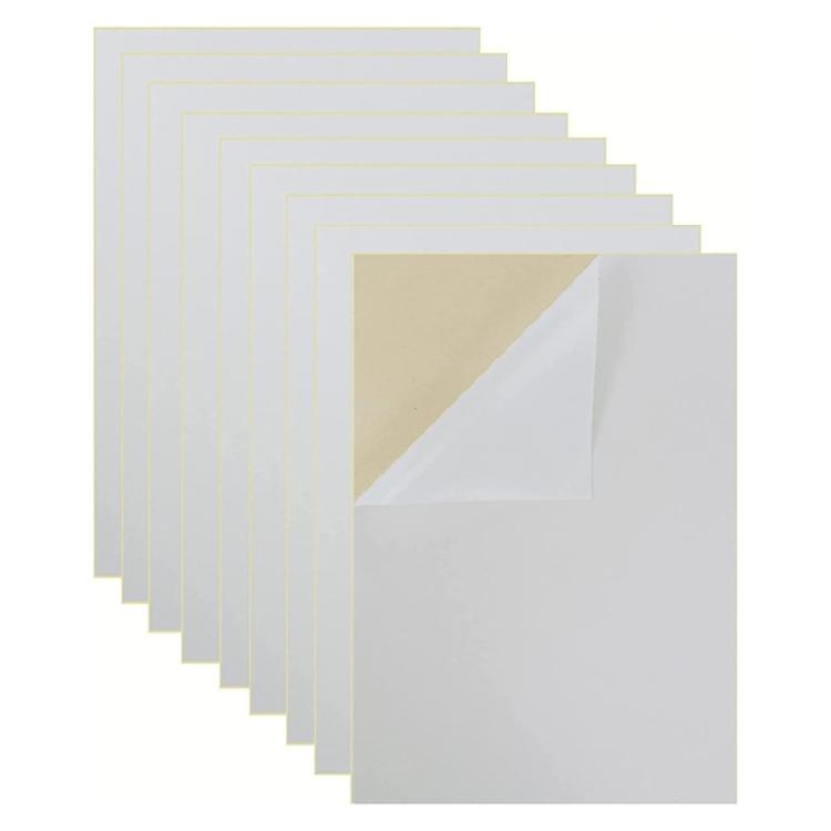 

10 Pieces Felt Adhesive Sheet Peels and Stick Felt Sheets Adhesive Felt Sheets with Adhesive Backing