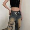 PU Leather Waistband Zinc Zinc Alloy Star Belts Simple Rhinestone Belts  Men