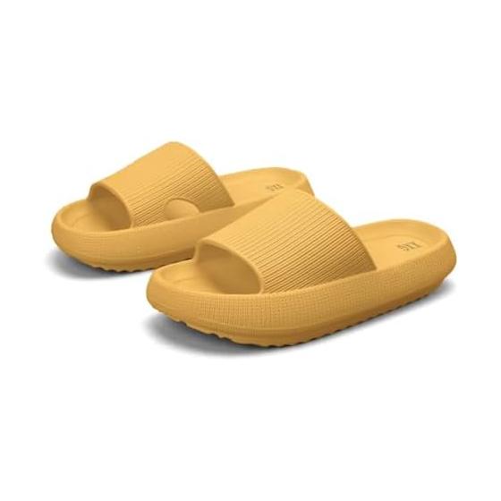 [XXG] [Recommended by a physical therapist] Slippers, indoor sandals, thick sole 4cm, ultra-lightweight, quiet, anti-slip EVA, antibacterial and odor