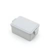 Miyoshi Seisakujyo GEL-COOL Square Integrated Ice Pack Square Lunch Box M Bento Box Oyster Gray 15 X 9.4 X 6 Cm 400ml 1 Tier Lunch Box for Women and