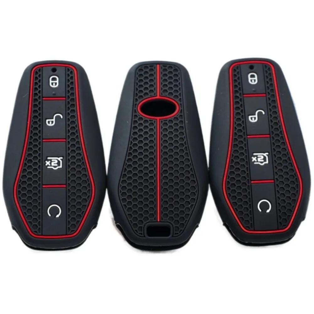 Silicone Car Remote Key Cover Holder Chain Key Case For Byd Atto 3 Han Ev Dolphin Song Pro Max Tang Dm Yuan Dolphin E2 Qin Plus