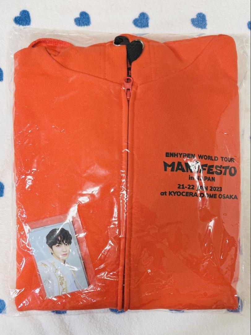 

[Б/У] ТОЛСТОВКА НА МОЛНИИ ENHYPEN MANIFESTO (с торговой картой) Размер L
