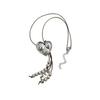 Y2k Heart Pendant Necklace With Geometric Alloy Design For Bohemian Fashion Fans