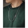 Manufacturer Silver Men's Necklace Men's Retro Pendant Accessories Clavicle Chain Chinese Style Beast Pattern Taijiao Chain