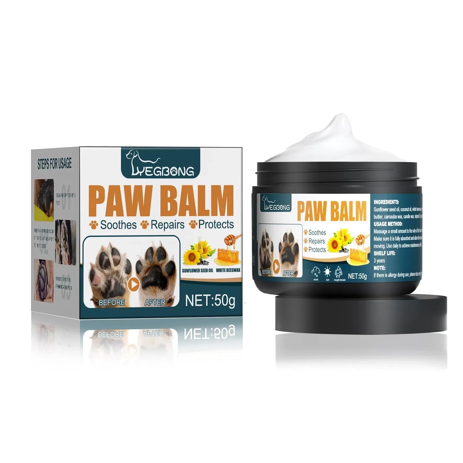 

Natural Paw Care Soothing Cream for Pet, Foot Moisturizer, Dry Cracking Skin, Paw Pad, Repairing, Household, Cat and Dog, Winter