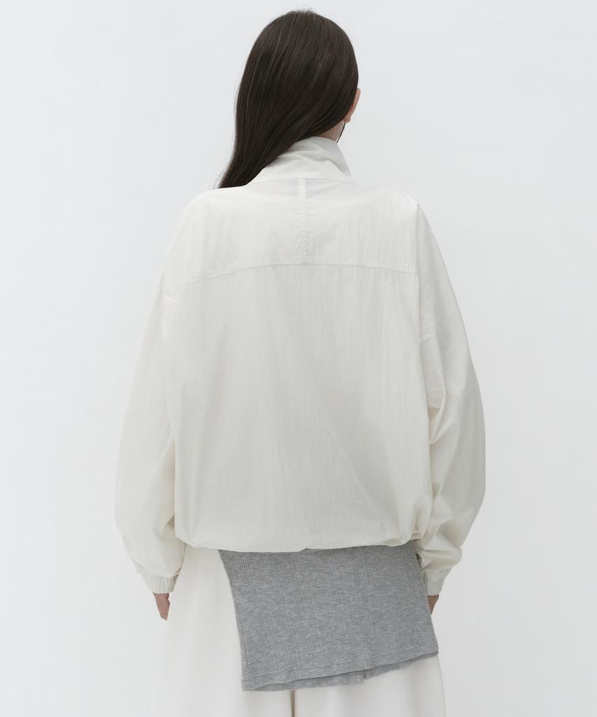 Musinsa Standard Woman Cn High Neck Windbreaker [Ivory]