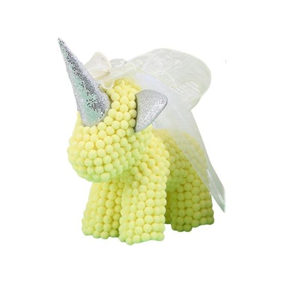 Sada 1 sady materiálů Bambule pro koně Ručně vyráběná pěnová koule Dekorace zvířecího modelu pro děti