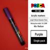 Mitsubishi POSCA PC-5M Wasserbasierter Poster- & Graffiti-Stift, Mittlere Spitze (1,8-2,5 mm), 17 Farben