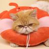 Lovely Pet Recovery Collar Protective Cone For Dog Cats After Surgical Adjusting Neck Size Plush Collar Prevent Licking