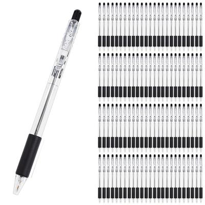 Bulk PurchaseBallpoint Pen100 Pieces0.7mmBoldOil-BasedRetractableBlackFlexoffice Easy Write