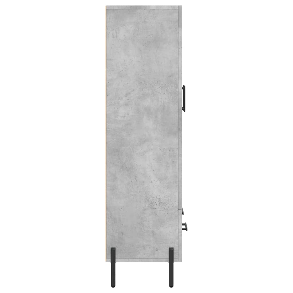 Vidaxl Tall Cabinet, Concrete Grey, 69.5X31X115 Cm