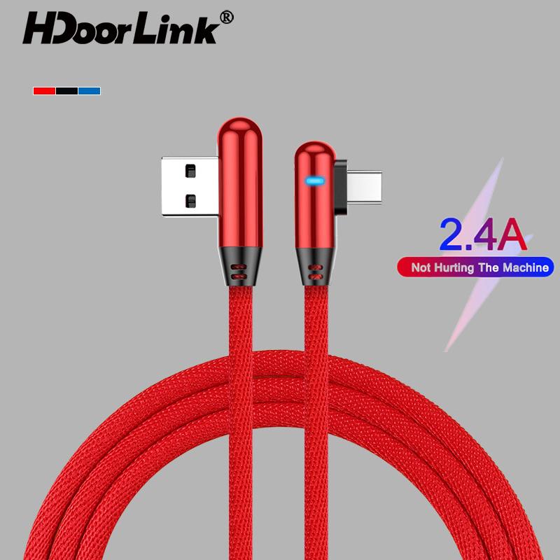 Buy HdoorLink 90 Degree Fast Charging Micro USB Cable Type-C