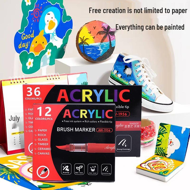 Wenzhou Stackable Soft Tip Acrylic Markers for DIY Art