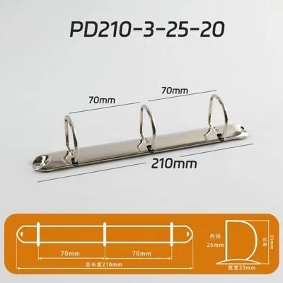 

3-hole loose leaf binding clip A4A5B5 folder universal handmade DIY metal clip substitute core iron ring buckle