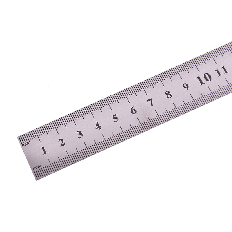 Metal Ruler Stainless Steel Straight Edge Drawing Cutting Non Skid Back