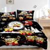 3pcs Minion Christmas Duvet Cover Set - Machine Washable, Includes 1 Duvet Cover and 2 Pillowcases, No Core Included, All-Season Home Decor