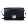 SAINT LAURENT Lock Flap Closure Smooth Cow Leather Shoulder Bag, Crossbody Bag Regular Women's Black 482044-D423N-1000
