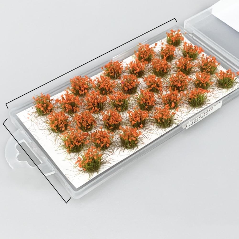 Simulation Small Grass Model Diy Building Static Tuft Toys Miniature Flower Cluster Sand Table