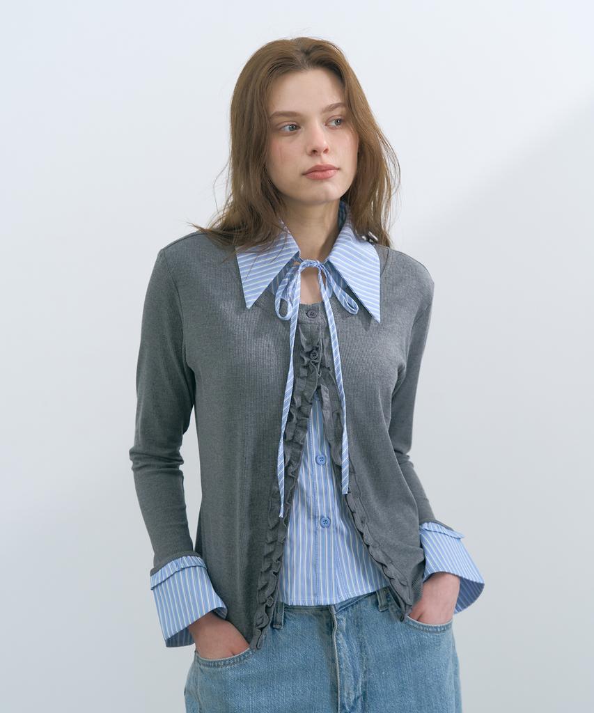PANDORAFIT Ruen Layer Cardigan (Gray)