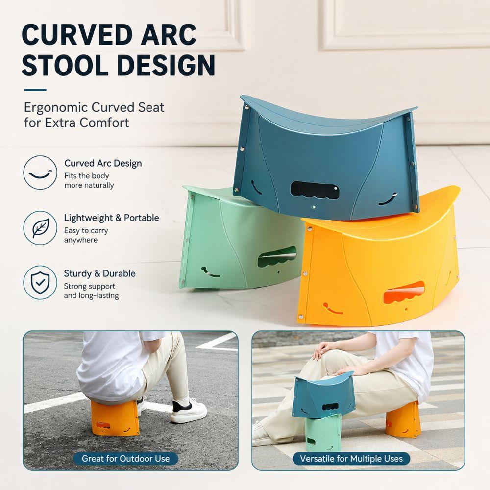 with Lanyard Outdoor Storage Chair Lightweight Portable Stool  Camping, Fishing, Beach