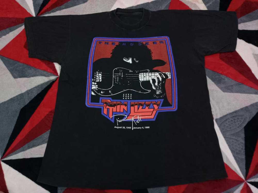 

Thin Lizzy The Rocker Футболка Подарок для фаната Хлопковая футболка S до 5XL SB179 Унисекс Футболка XL