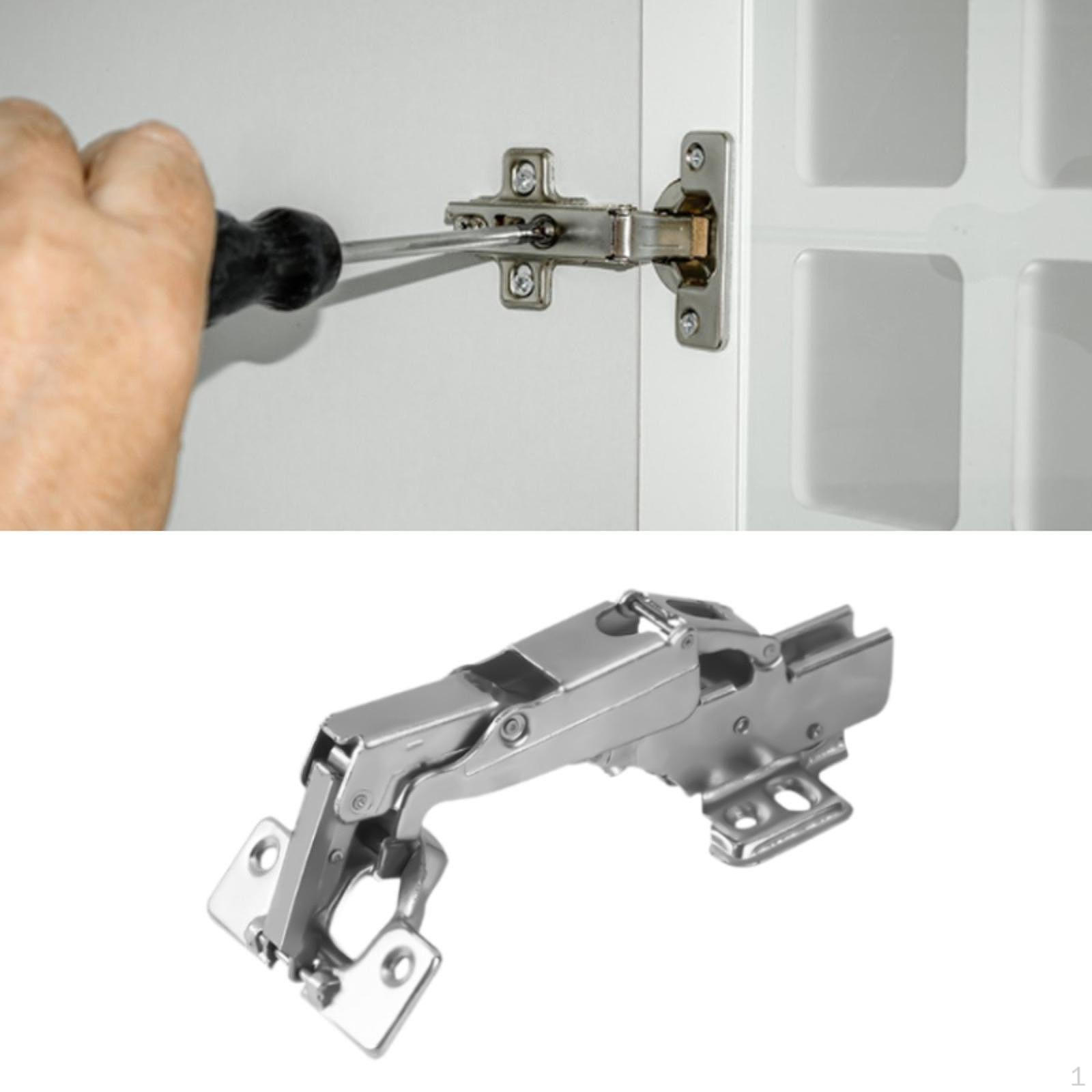 Складной мебельный шарнир 165 градусов для сервантов с легкой установкой Inset Hinge