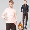 Women's Lightweight White Duck Down Jacket - 2026 Autumn/Winter, Warm Versatile Outerwear with Stand Collar