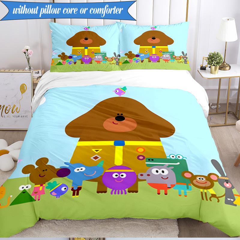 Bee's Rainbow Adventure 3pcs K-pop music group Bedding set,Ideal for Bedroom, Dormitory,Including Duvet Cover And 2pcs Pillowcases,Fan gifts