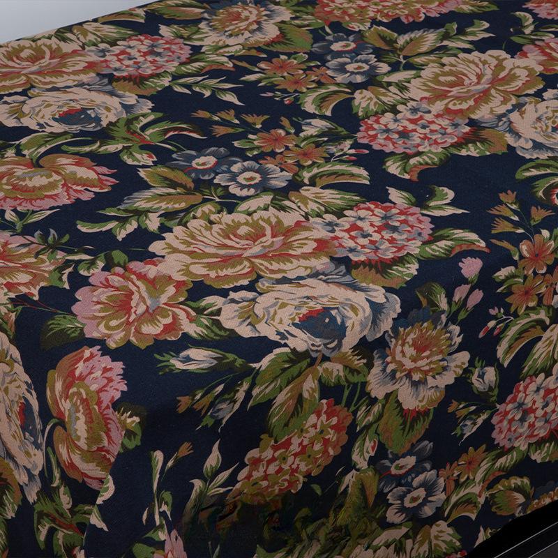 100x150cm Ethnic Printed Fabric Cotton Bohemian Retro Dress Clothes Pillow Tablecloth Fabric Handmade DIY Fabric Cotton Linen