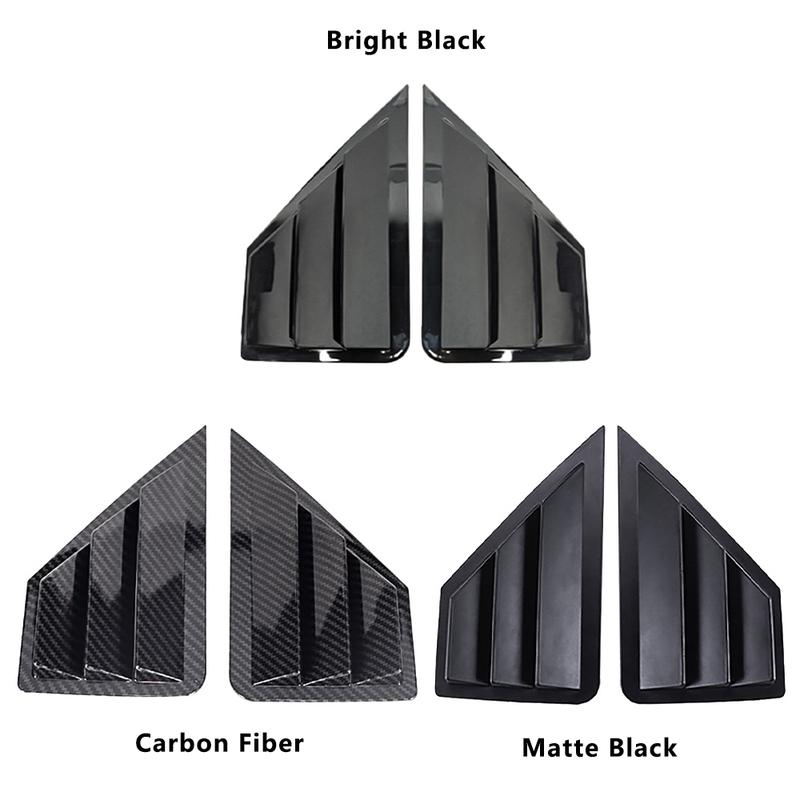 2PCS Side Window Louver Cover for Toyota C-HR CHR 2018    Rear Window Spoiler Shutter Cover