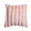Faux Fur Pillow Covers Cozy Gentle Striped Ornamental Throw Pillow Covers Velvet Empty Pillowcase Cushion Case For Sofa Couch