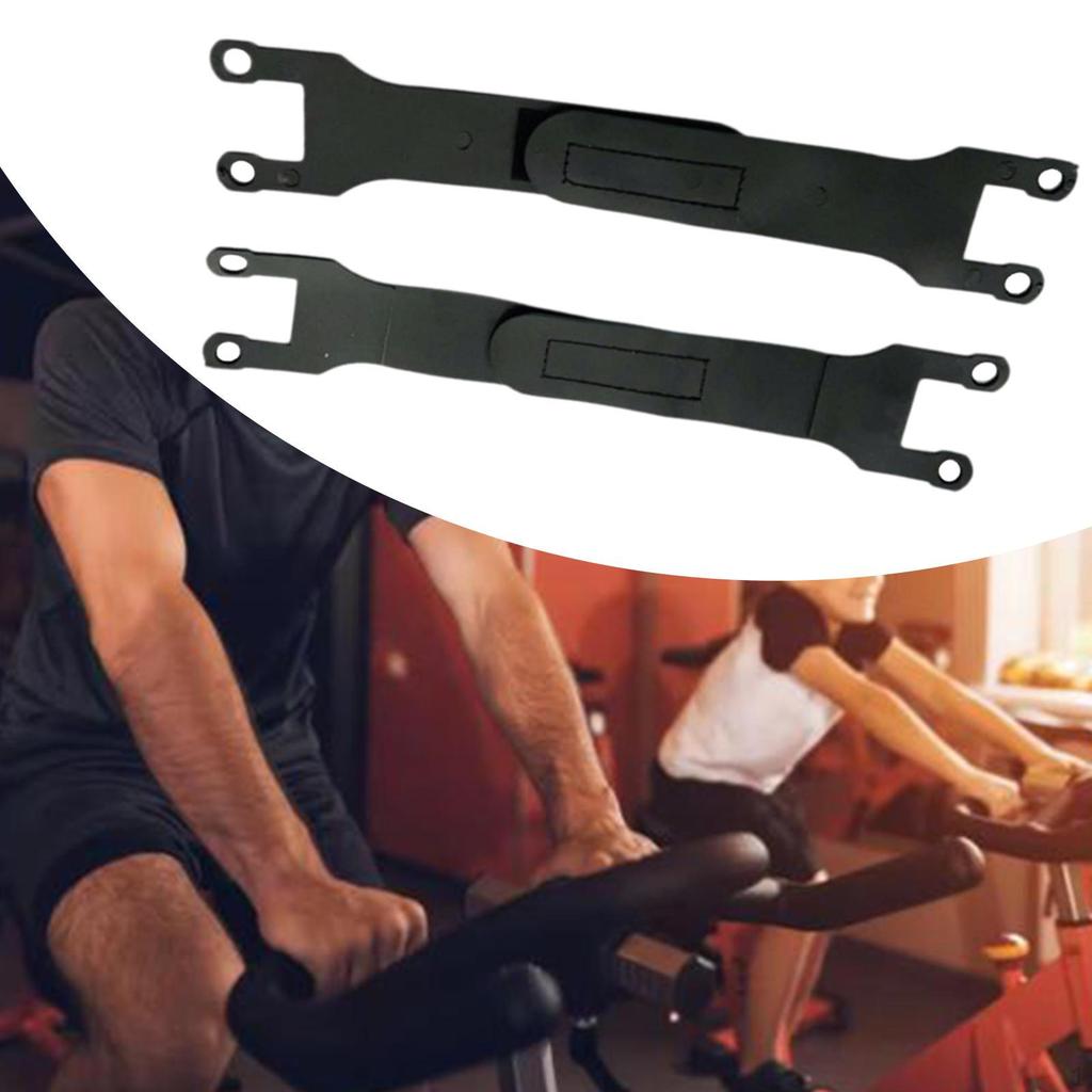 2 Stück Heimtrainer-Pedalriemen Verstellbare Länge Fixierbänder für Heim-Fitnessstudio-Training
