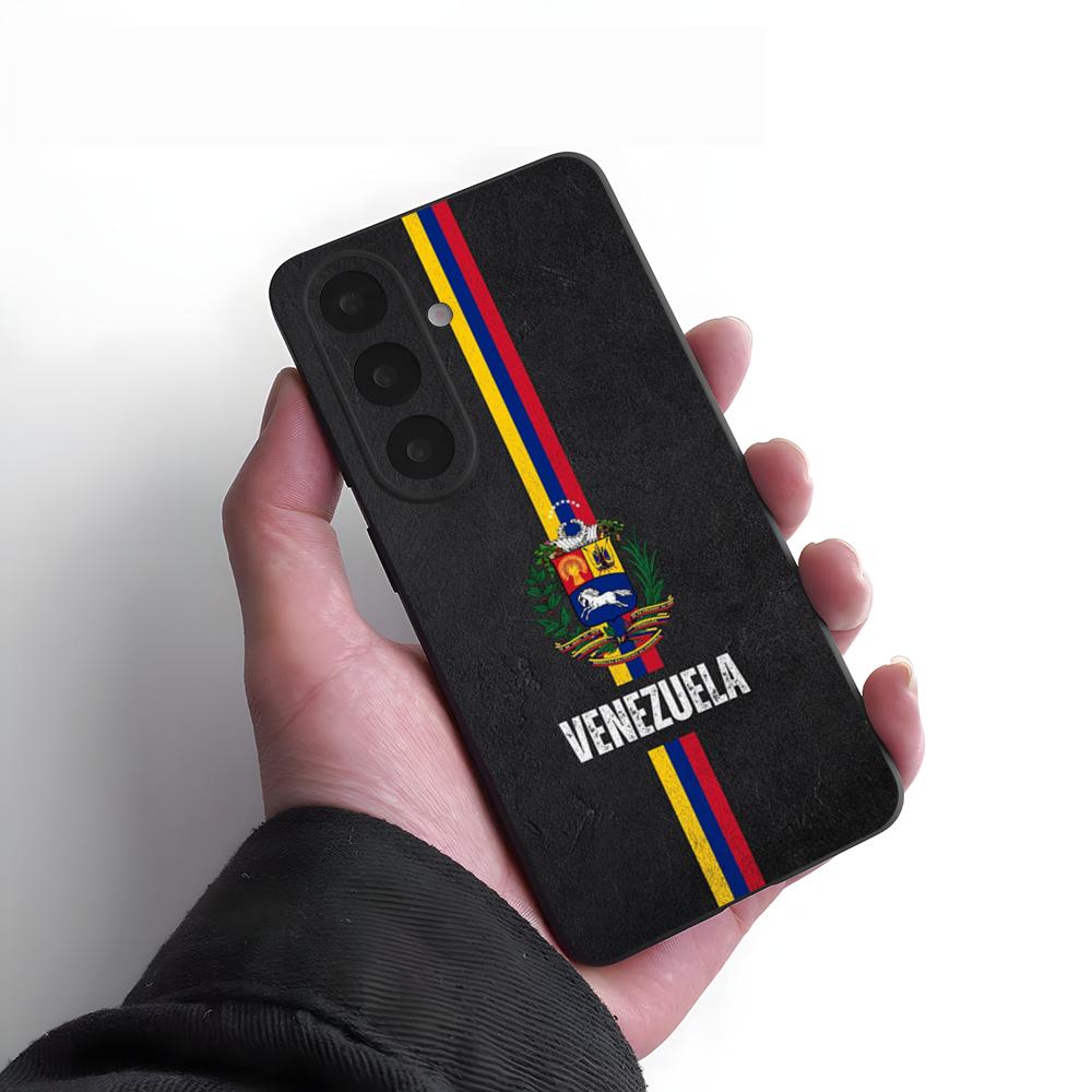 Venezuela Flag Phone Case For Samsung A25 A13 A33 5G A54 A36 A35 A56 A52 A14 Shockproof Soft Cover