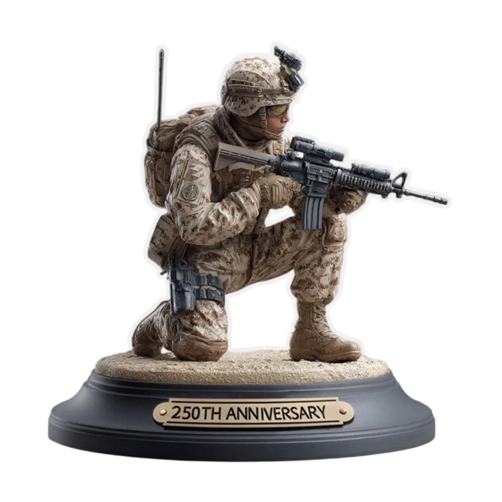 

250-я годовщина Военная юбилейная памятная настольная ручная фигурка One Size