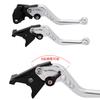 nakira Brake and Clutch Lever Set for and GSR600 V-Strom 250, GSR250, GSX250R, (Silver)
