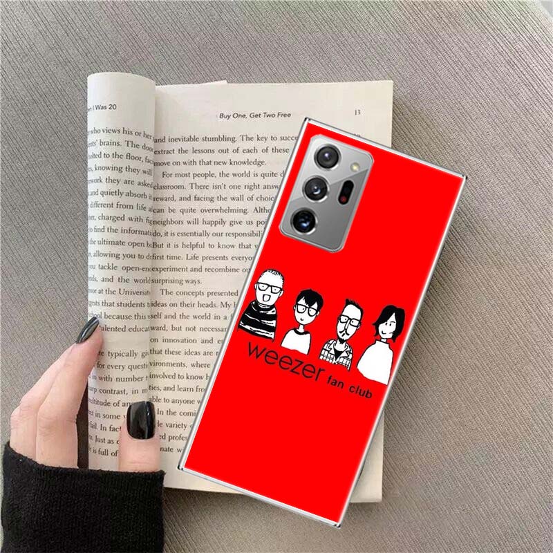 

Band W-Weezer Phone Case for Samsung A17 A37 A57 A07 A16 A26 A36 A56 A05S A15 A25 A35 A55 Galaxy A03 A13 A23 A33 A53 A50S A51 A7 Samsung A33