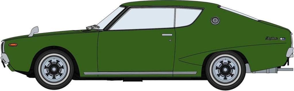 Hasegawa Nissan Skyline HT 2000GT Plastic Model 20743 1/24 (KGC110) (Car)