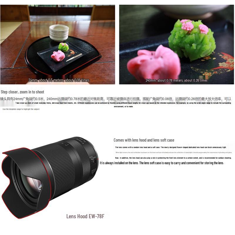 Canon RF24-240mm F4-6.3 IS USM Full-Frame Telephoto Zoom Lens