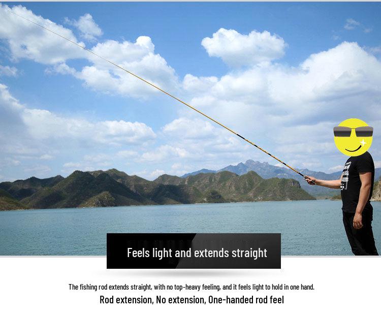 Exquisite Ultralight Carbon Crucian Carp Fishing Rod - Ultra-Fine Action, Long Section Hand Rod Set