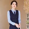 Treloman Women's Double-Breasted Professional Vest Suit