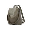 Korean Style Women's 2025 Summer Soft Leather Backpack - Large Capacity, Anti-theft, Versatile Casual Travel Bag